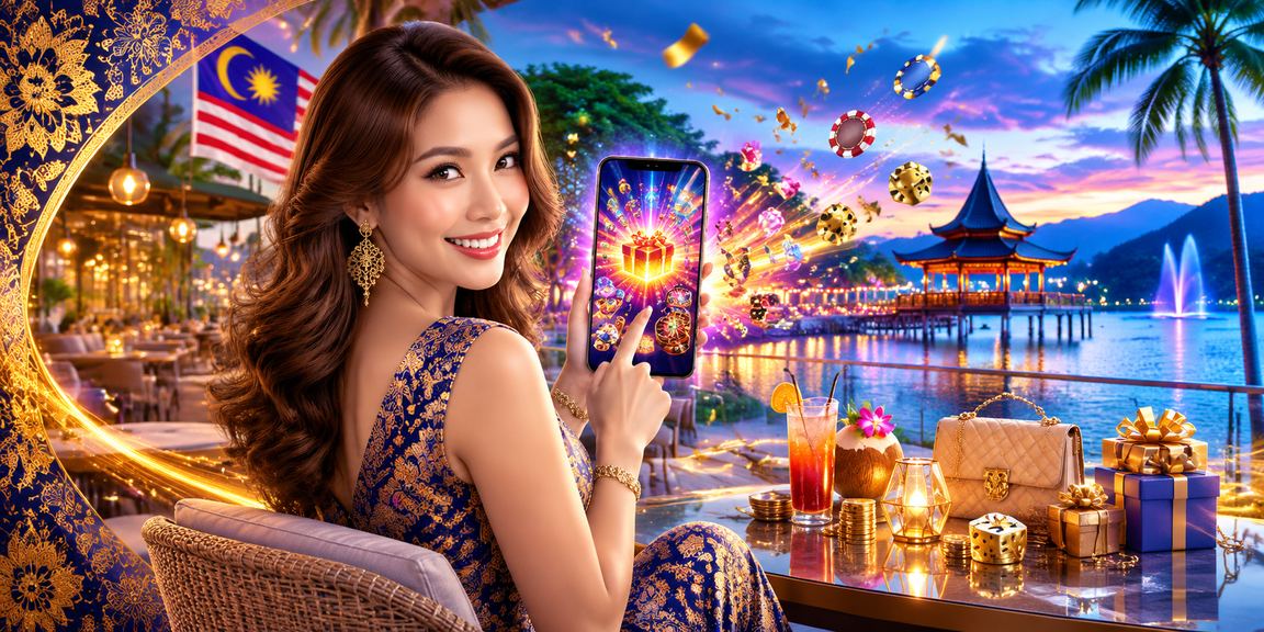 Pengguna Malaysia menggunakan telefon pintar untuk bermain kasino dalam talian dengan kawalan diri yang baik